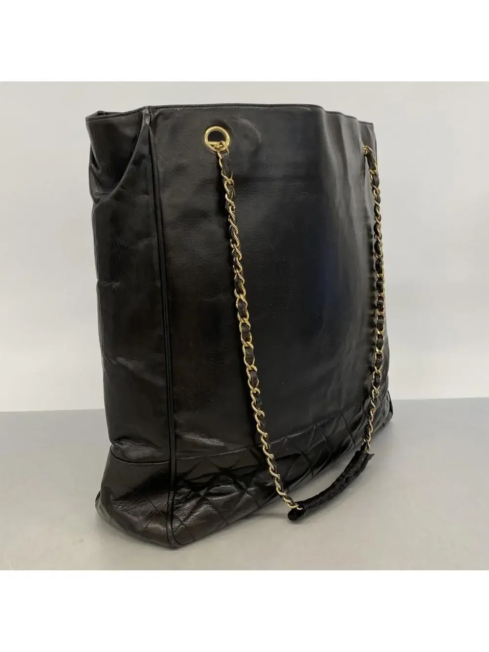 Chanel Vintage Shopping Tote Lambskin #309629C15B